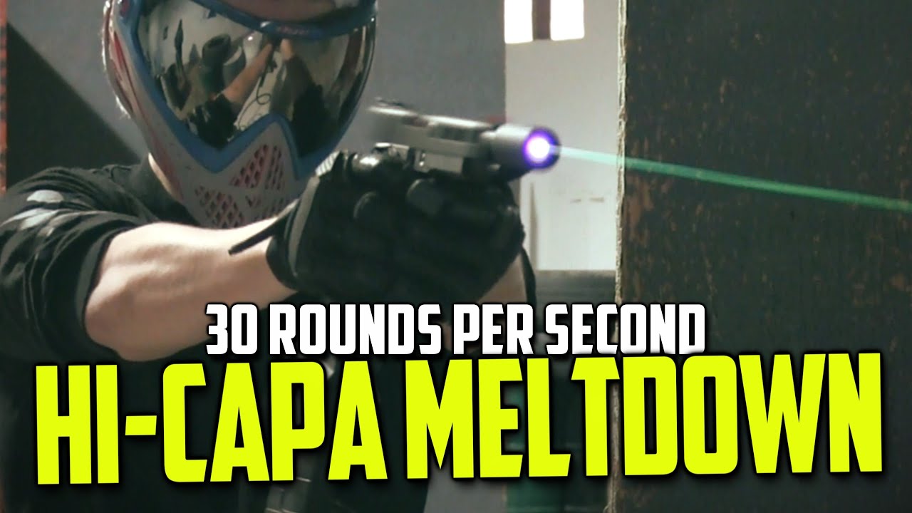 Destroying A Full Auto Hi-Capa (30 RPS Airsoft Meltdown / Torture Test)