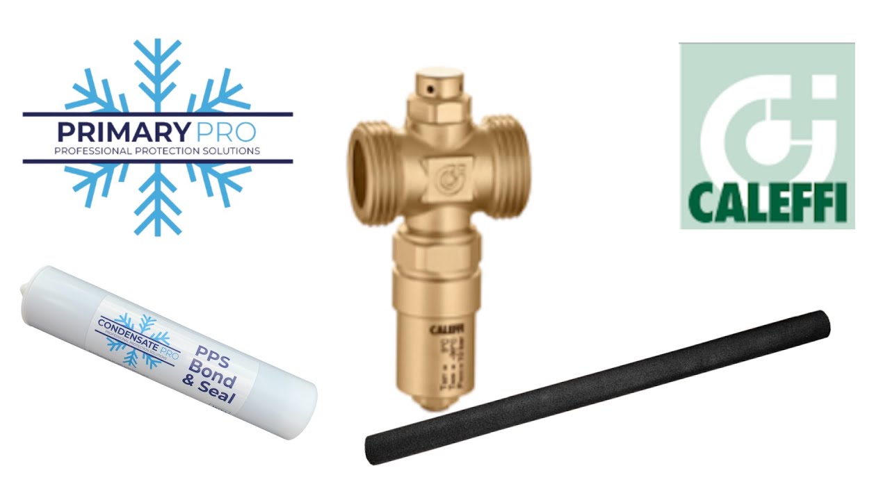 Insulating a Caleffi Antifreeze valve with 28mm Primary Pro
