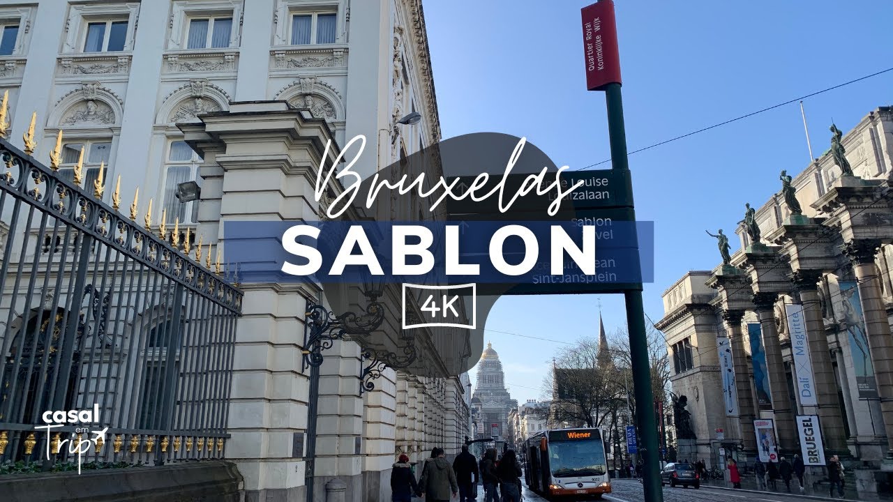 BRUXELAS | Andando por Sablon/Zablon in 4k | Walking Sablon