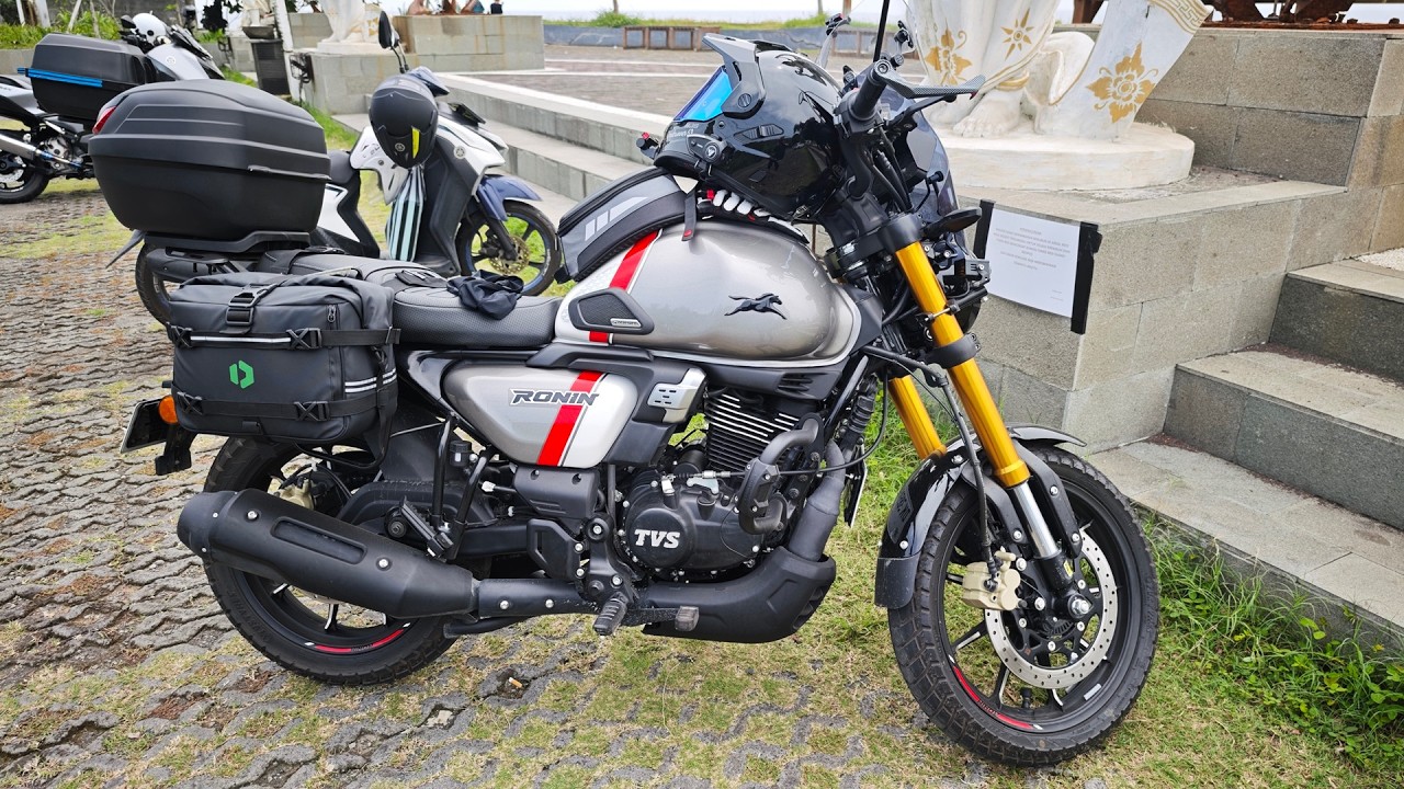 Review Aksesoris TVS Ronin Adventure Touring Theme