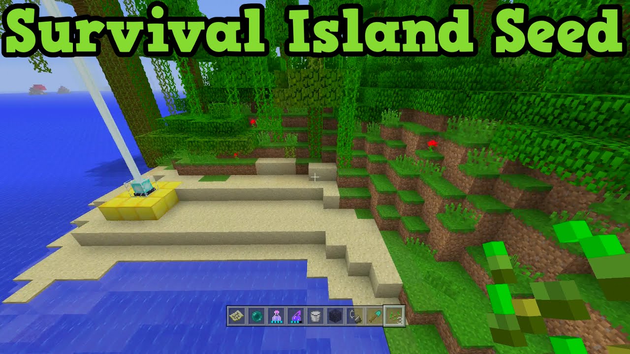 Minecraft Xbox 360 + PS3 Survival Island Seed - Challenge Jungle