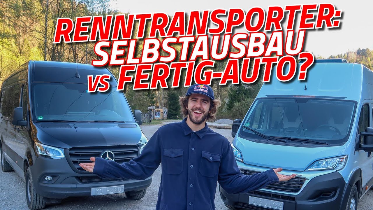 MANUEL LETTENBICHLER stellt seine Renntransporter vor: DIY-Selbstbau SPRINTER vs. WEINSBERG 