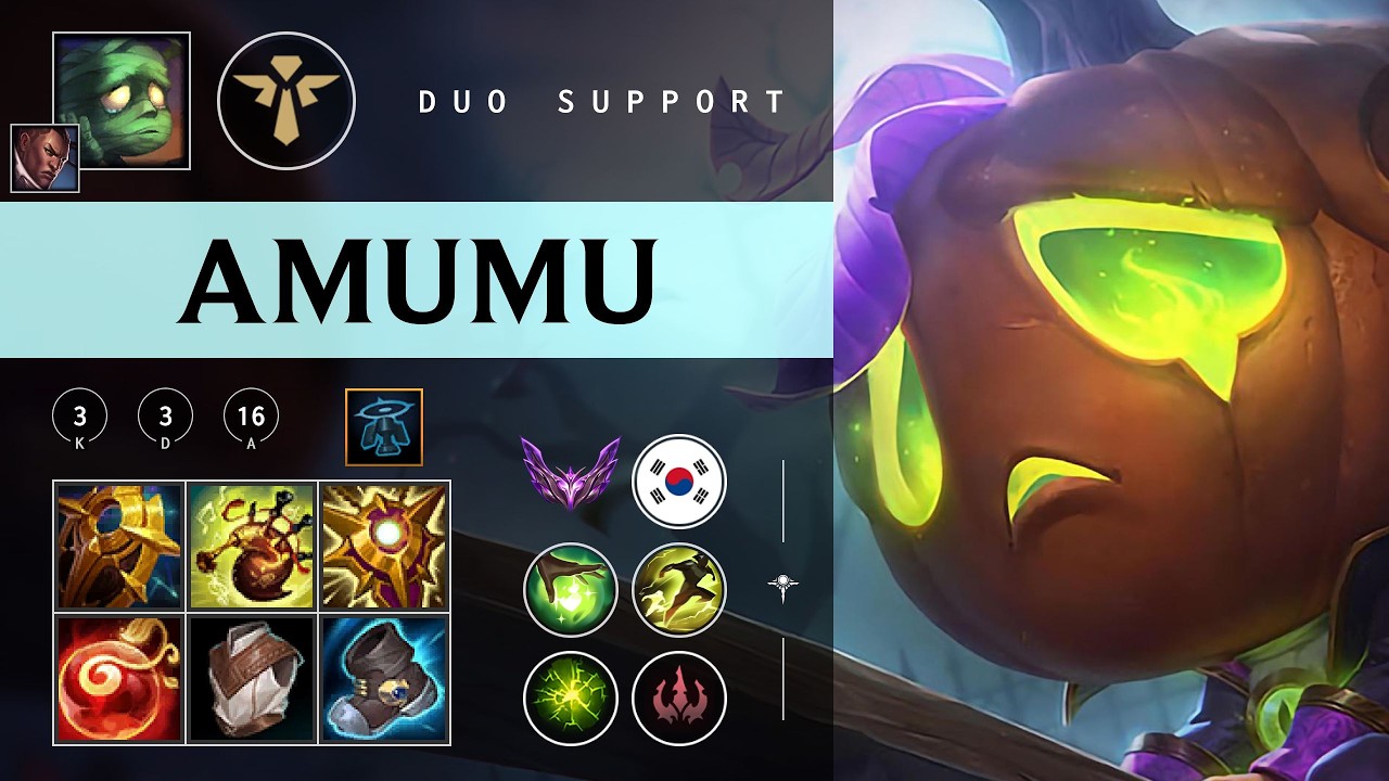 Amumu Support vs Leona - KR Master Patch 26.05