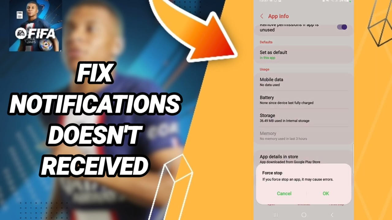 How To Fix Notifications Doesn't Received On FIFA Mobile App
