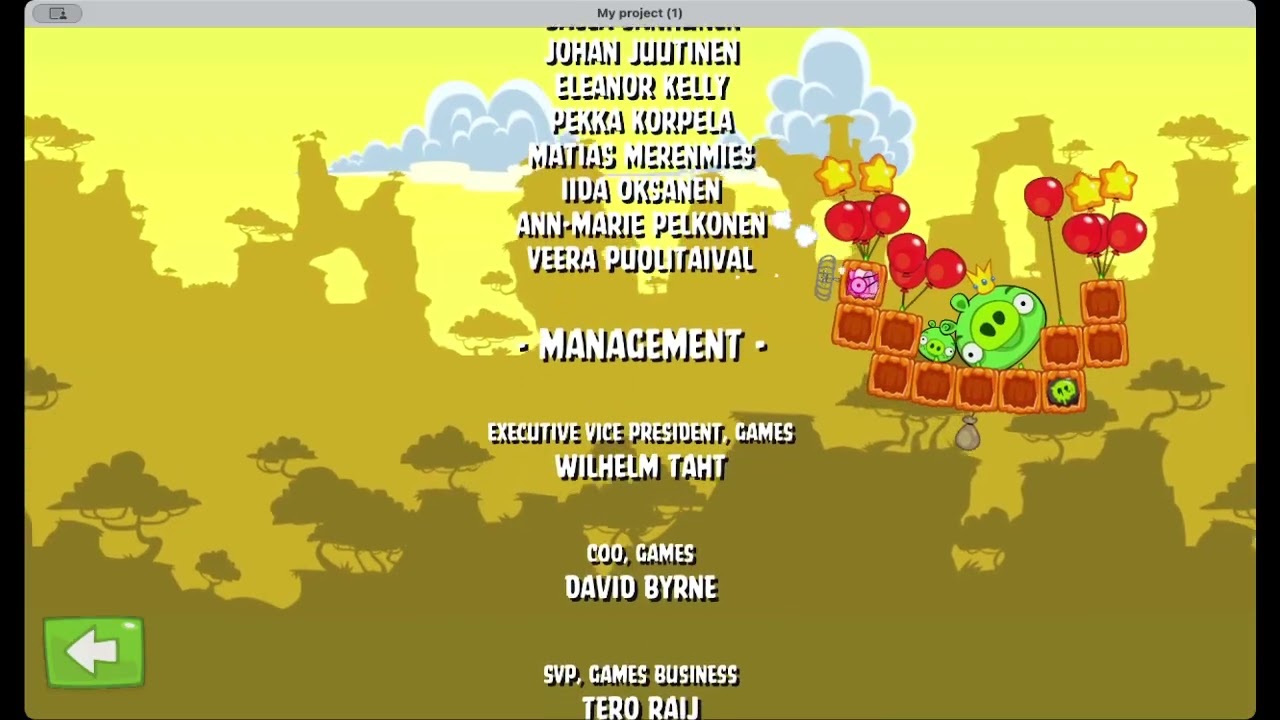 Bad Piggies - Credits