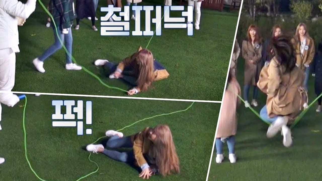 아이즈원(IZ*ONE)의 몸 개그 능력이 향상되었습니다 (+1) 인간지능 2회