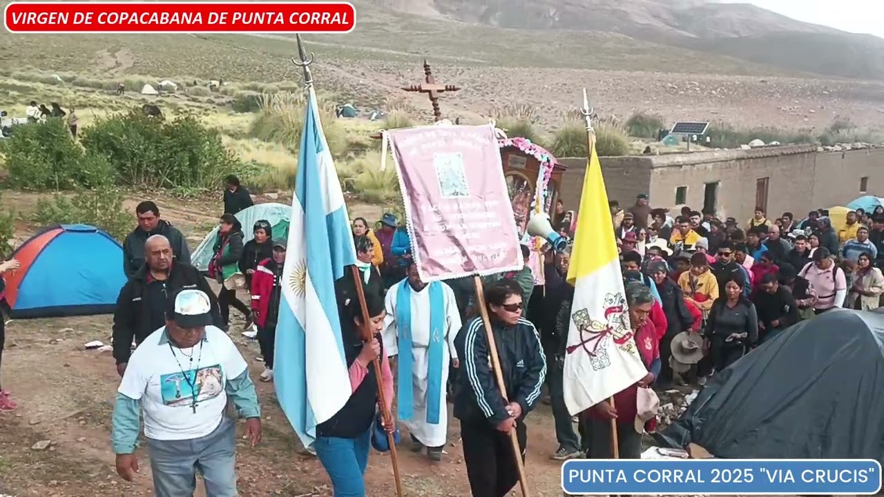 VIA CRUCIS, EN PUNTA CORRAL 2025.