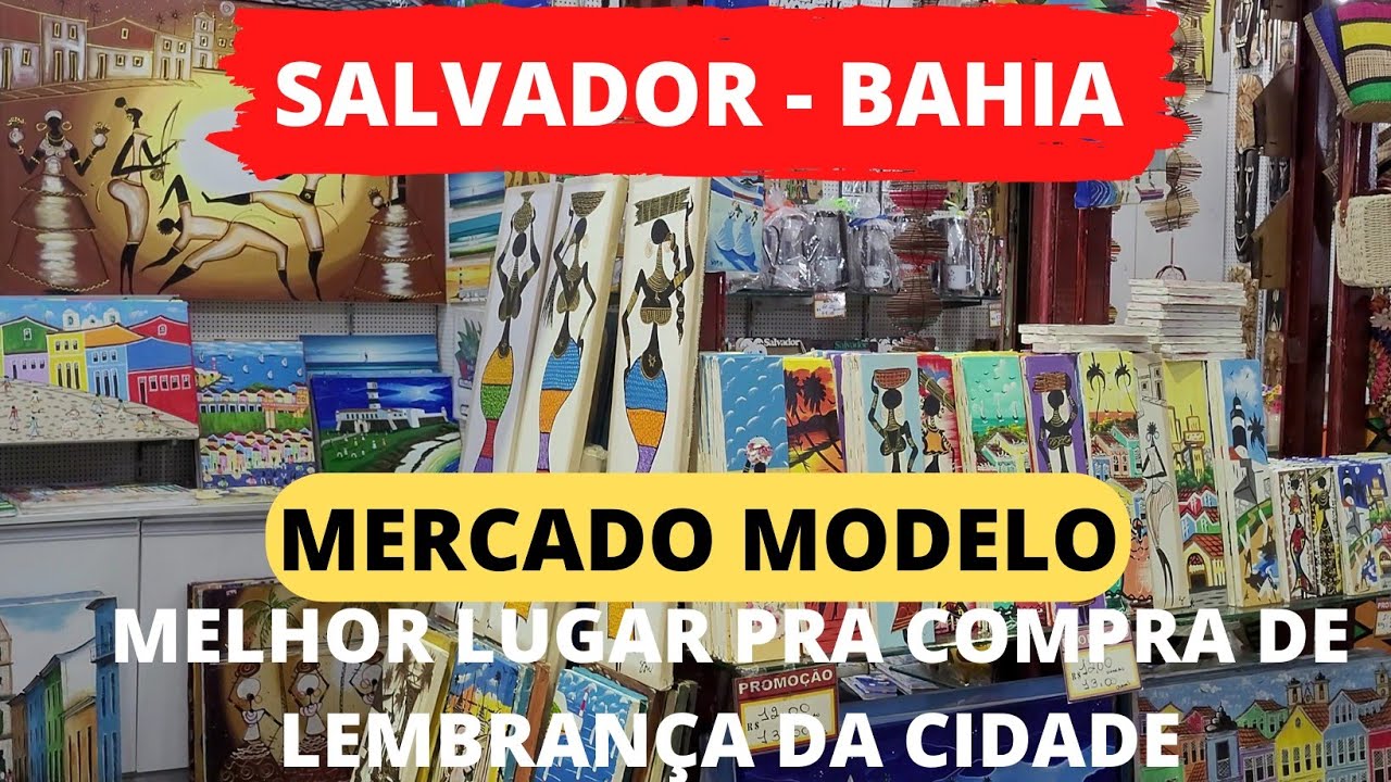 4k SALVADOR BAHIA - Mercado Modelo