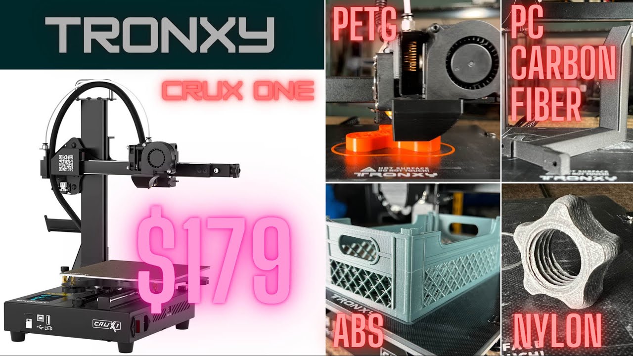 $530 Prusa Mini Plus OR $179 Tronxy Crux 1 that can print Nylon and Polycarbonate Carbon Fiber?