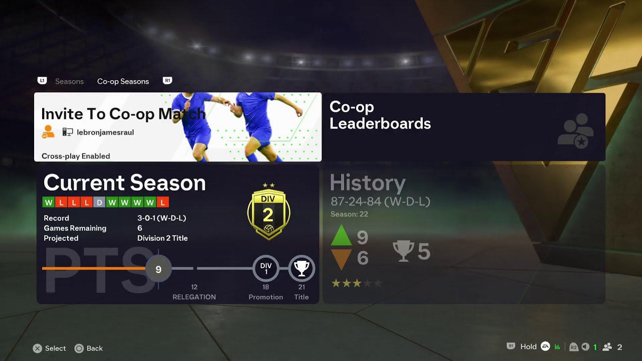 FC26 Co-op Seasons live 😁
