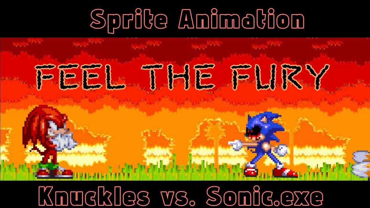 Feel The Fury | Sonic.exe vs. Knuckles Sprite Animation(AT2/DC2)