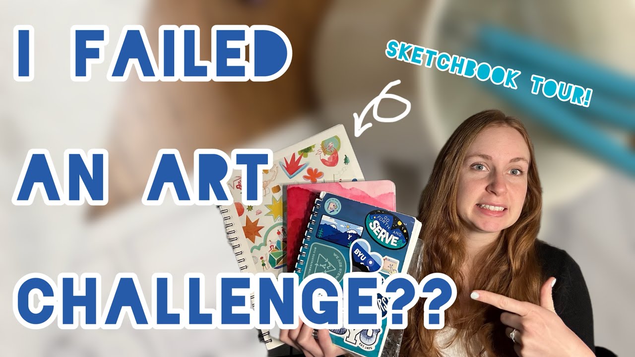 ART CHALLENGE | Sketchbook Tour