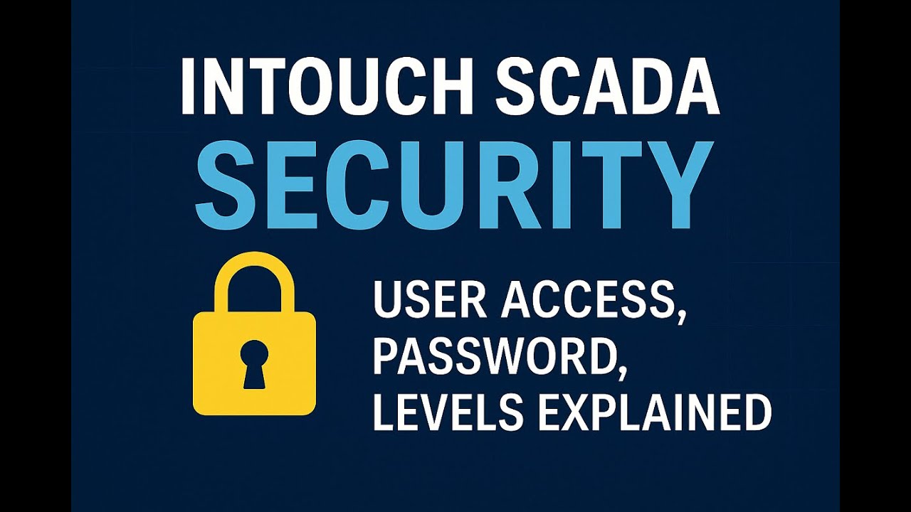 Touch SCADA Security Tutorial | User Access, Password, Levels Explained | Fusion Industrial Traini