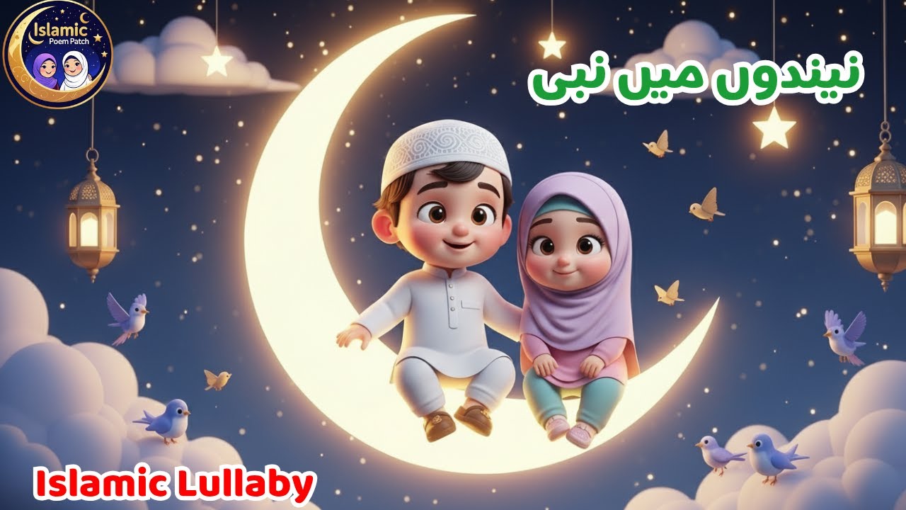 Neendon Mein Nabi ﷺ | Islamic Lullaby Naat | Soothing Nasheed for Peaceful Sleep