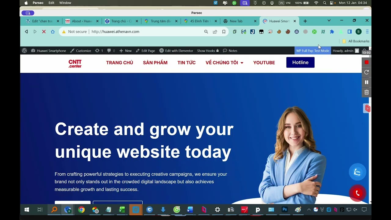 Create Footer & Contact Page Wordpress website with Elementor