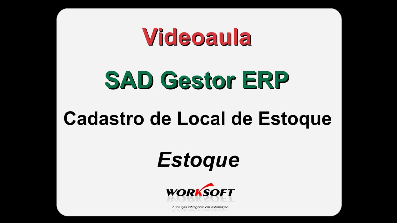 Cadastro de Local de Estoque