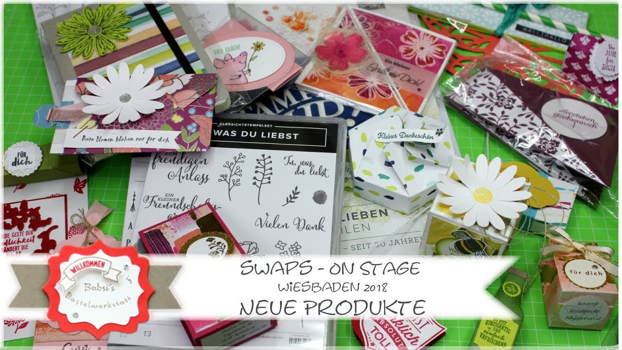 Swaps - On Stage - Neue Produkte von Stampin´Up! - Wiesbaden 2018
