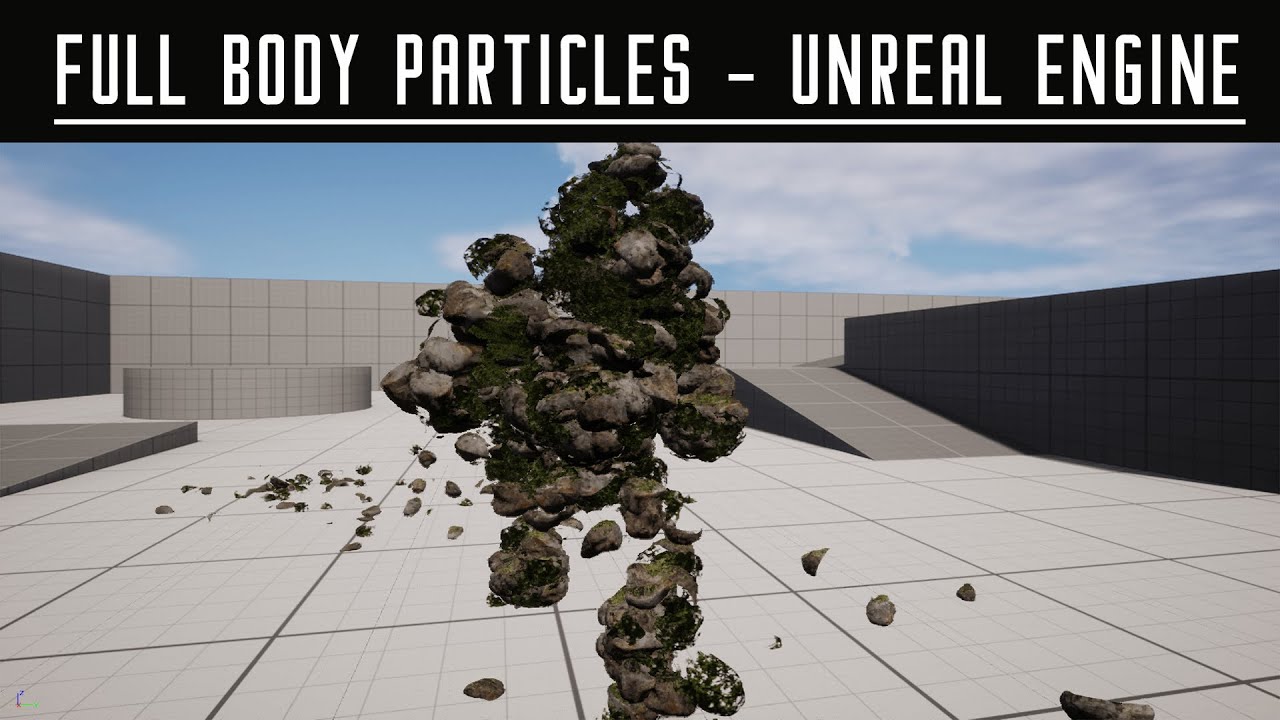 Full Body Particles(Rock Monster With Niagara) | Unreal Engine Tutorial