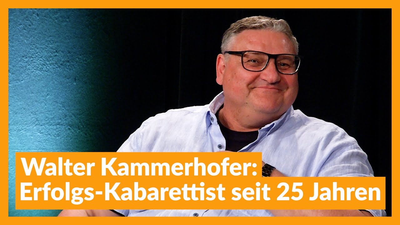 Walter Kammerhofer: Erfolgs-Kabarettist seit 25 Jahren