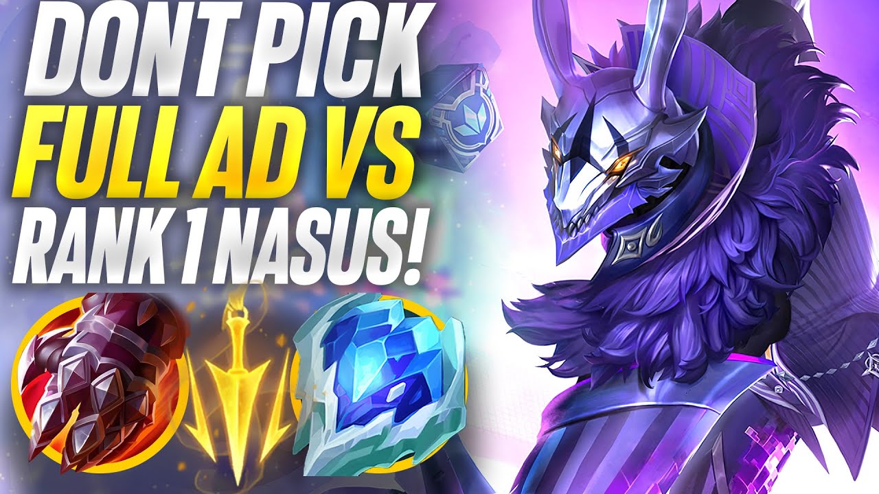 Don't pick full AD into The Rank 1 Nasus... | Carnarius | League of Legends