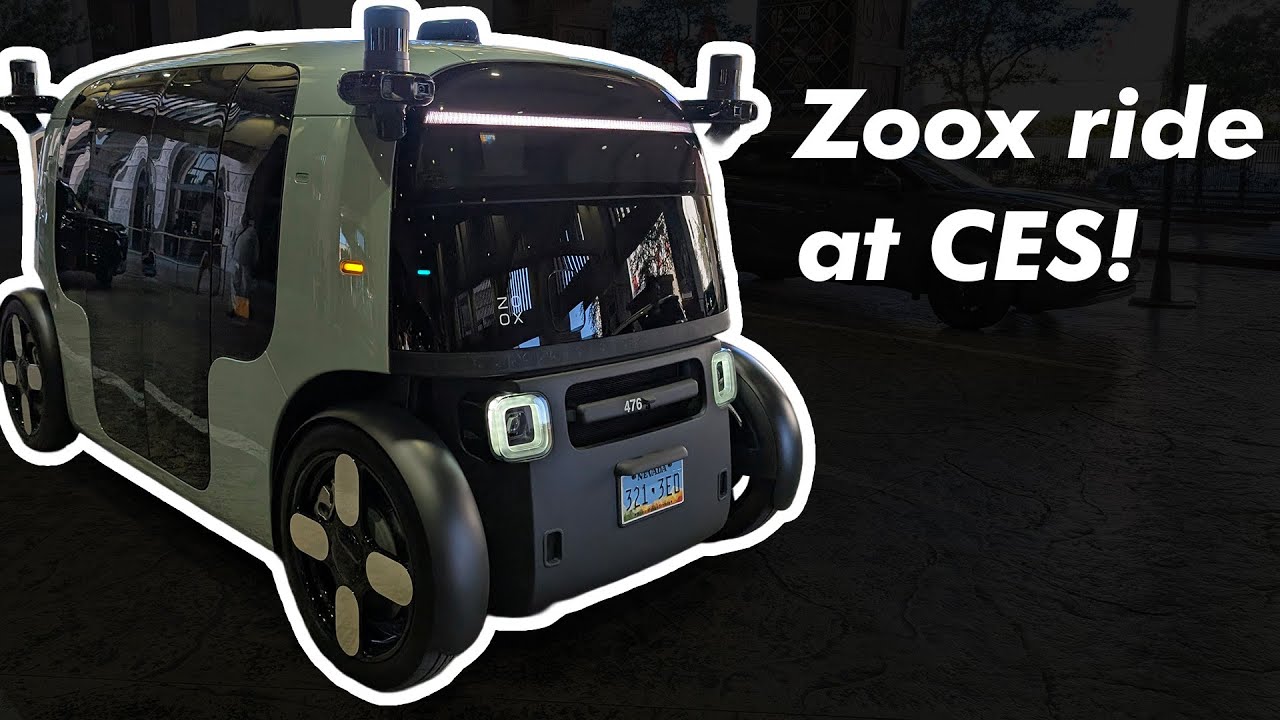 Беспилотный Zoox на выставке CES! | JJRicks катается на Zoox #3