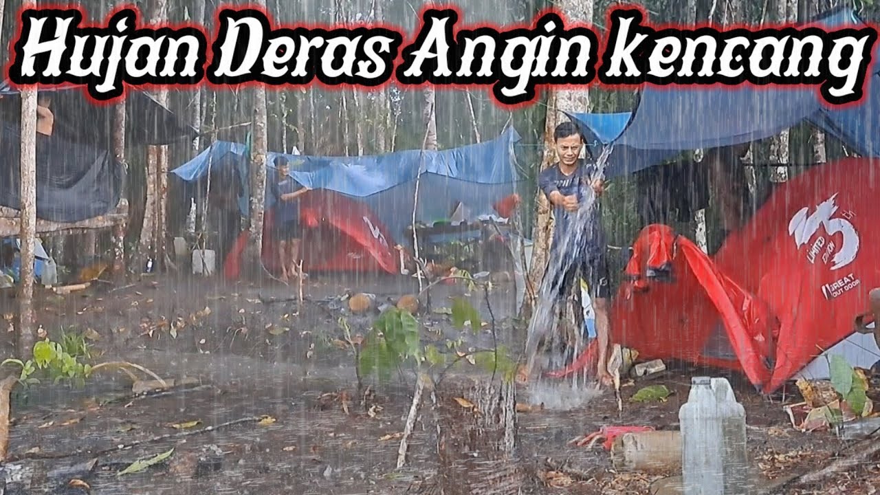 Bermalam pinggir sungai Diguyur Hujan Deras badan meriang karna kedinginan||JALAN KEHIDUPAN  Eps.49