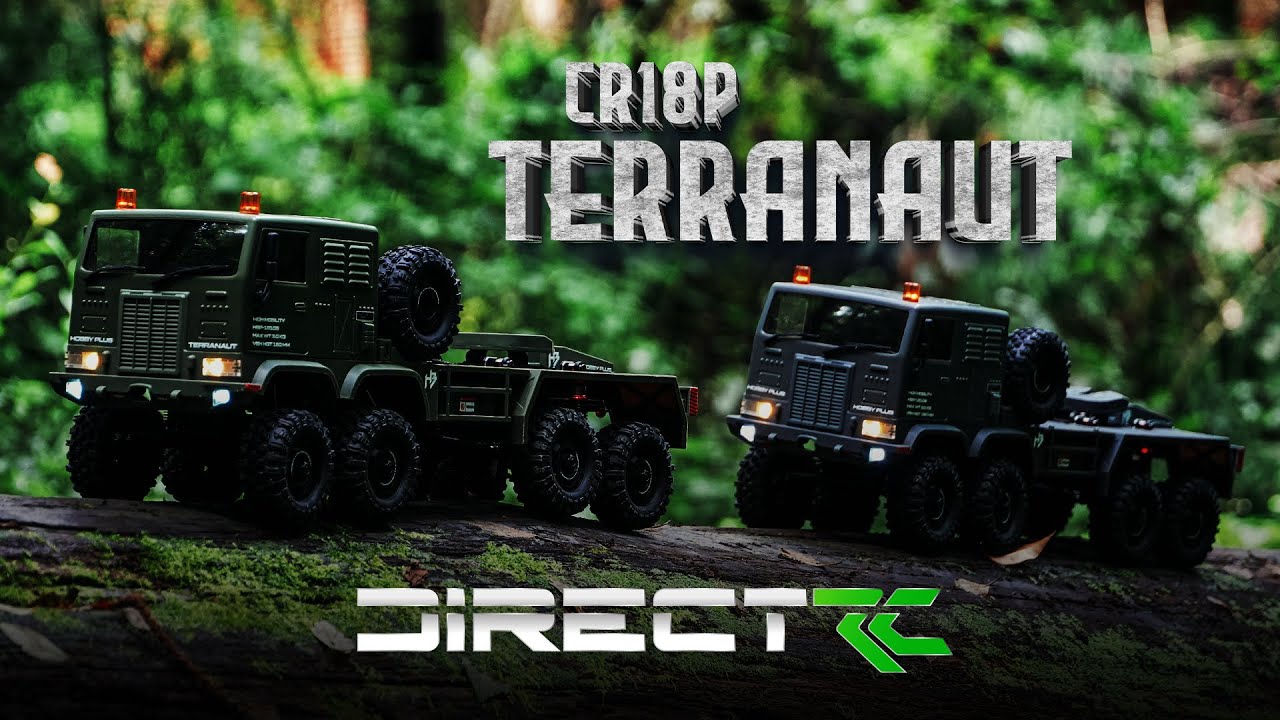First time on the market! Hobby Plus CR18P TERRANAUT 8x8 8-Wheel Drive & Active All-Wheel Steering