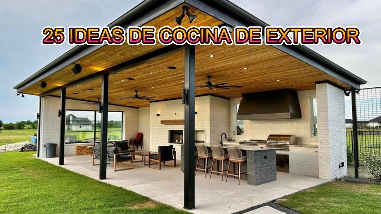 25 IDEAS DE COCINAS DE EXTERIOR / IDEAS CREATIVAS PARA DISFRUTAR CON TU FAMILIA #cocina #ideas #diy
