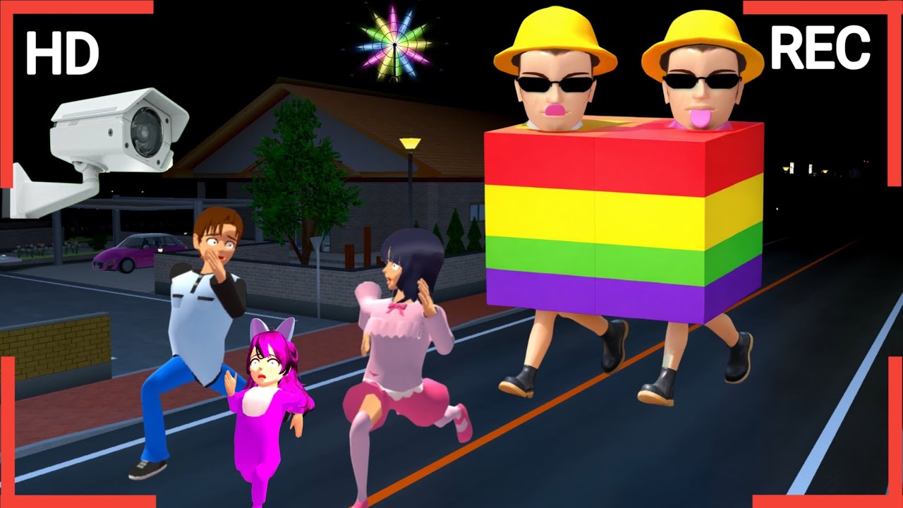 Yuta Mio Baby Celine Panik CCTV Merekam Anomali Atan Atin menjadi Es Gabus Menghantui Kota || SSS