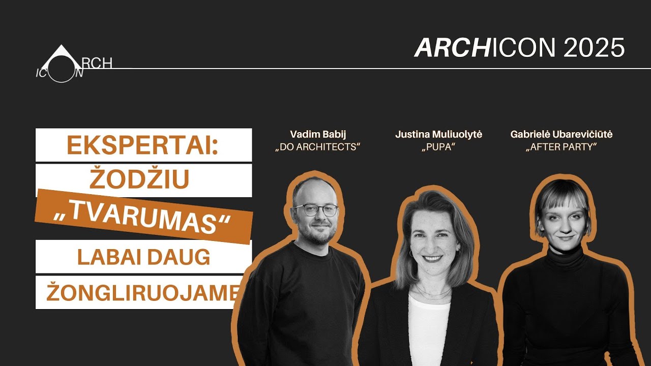 Tvaraus miesto audinys. ARCHICON'25
