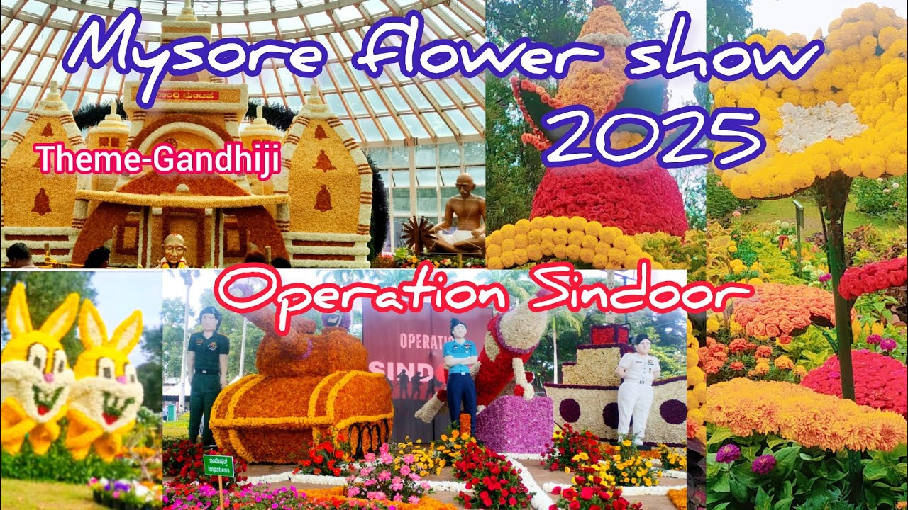 Mysore Flower Show 2025 | Mysuru Dasara Flower Show | Full Tour & Highlights