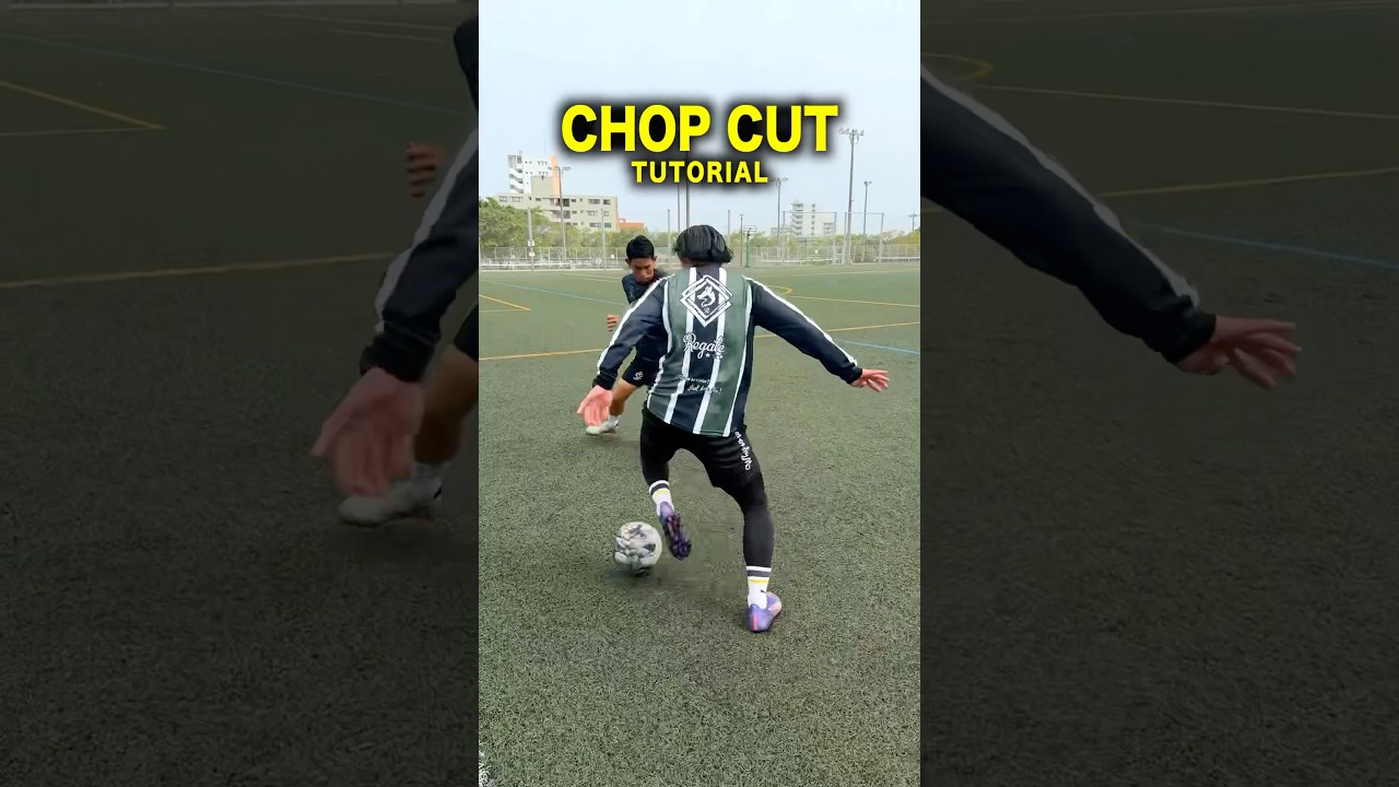 CHOP CUT TUTORIAL 💫#shorts #football