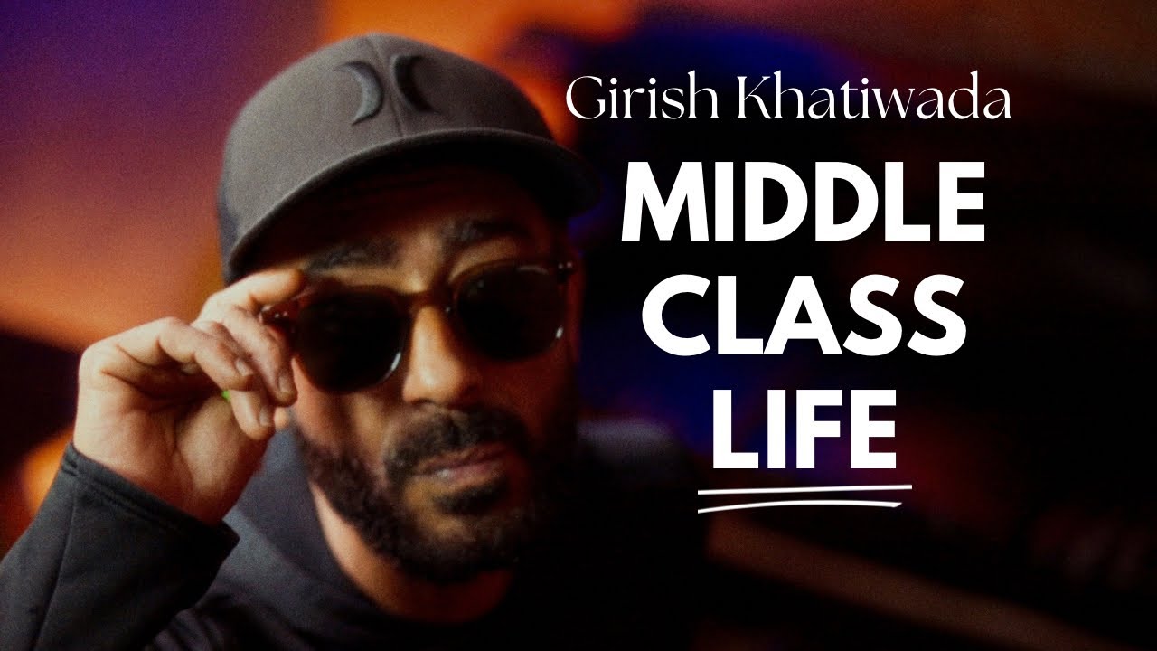 Girish Khatiwada - Middle Class Life | LYRICS VIDEO | Nepali Rap Song