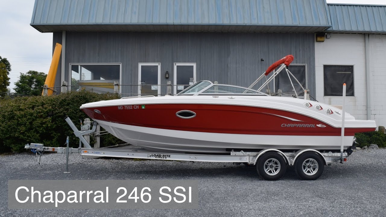 Chaparral Boats 246 SSI Red Used - Low Hours SOLD