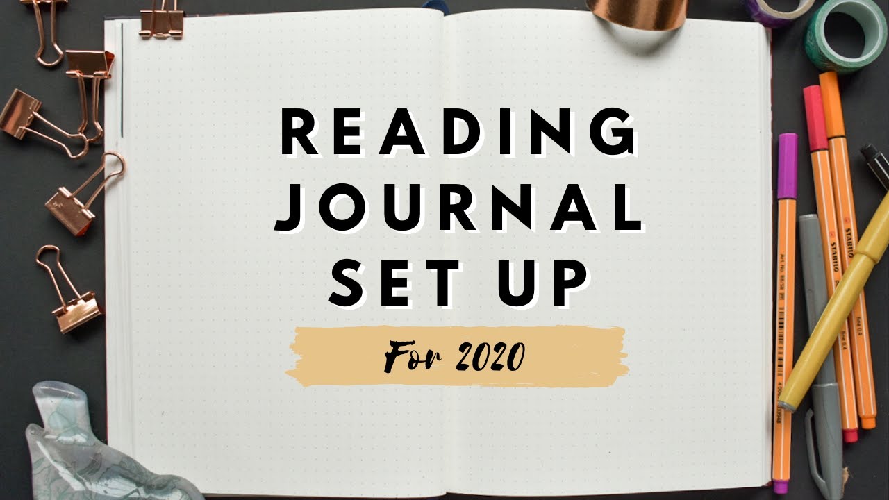 2020 READING BULLET JOURNAL SET UP | Setting up my new reading bullet journal for the new year!