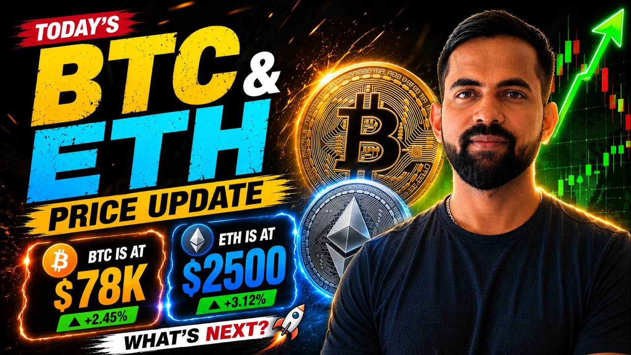 Bitcoin & Ethereum Price Analysis Today | Market Trend & Next Move | BTC & ETH Price Prediction 2026