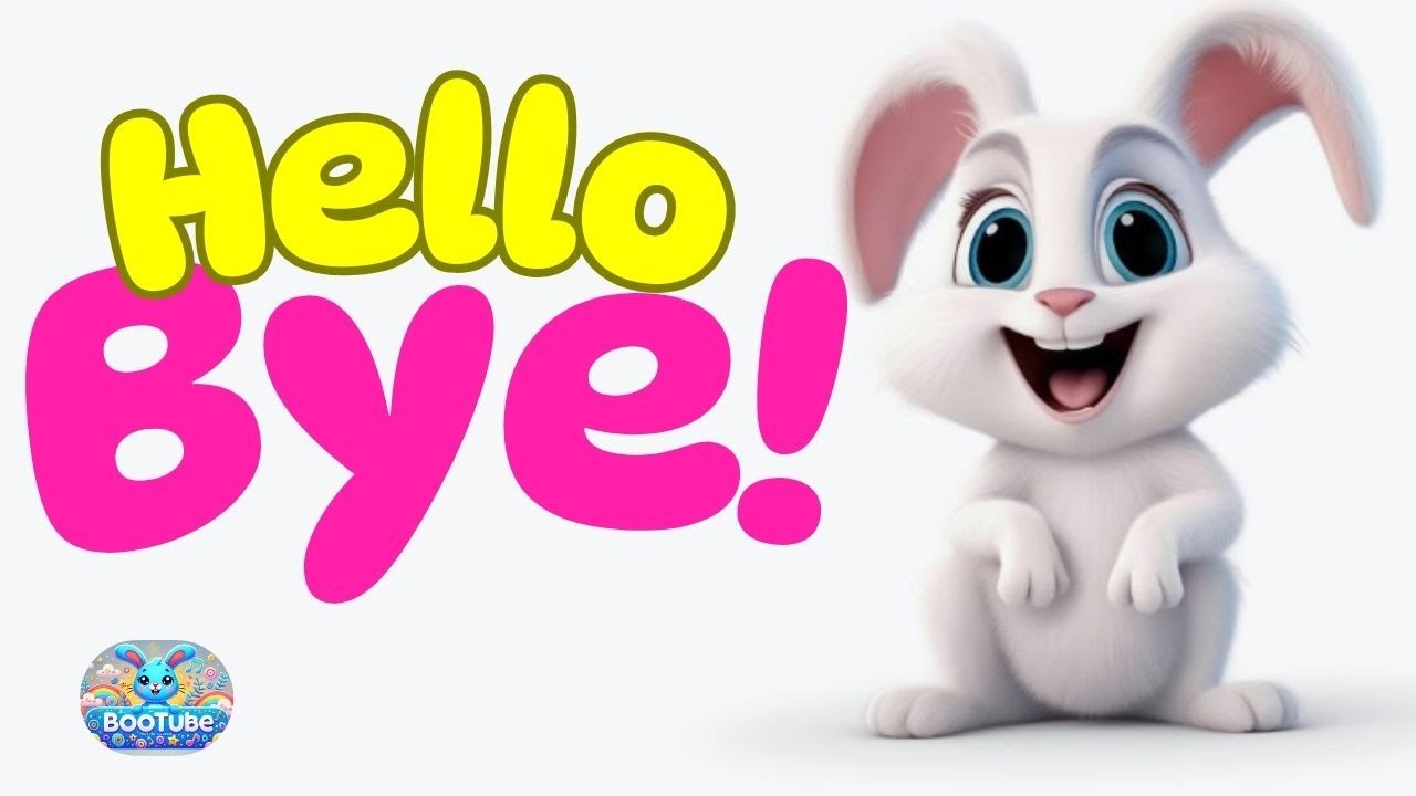 Hello Hello, Bye Bye Bye! 👋 | Fun Toddler Song
