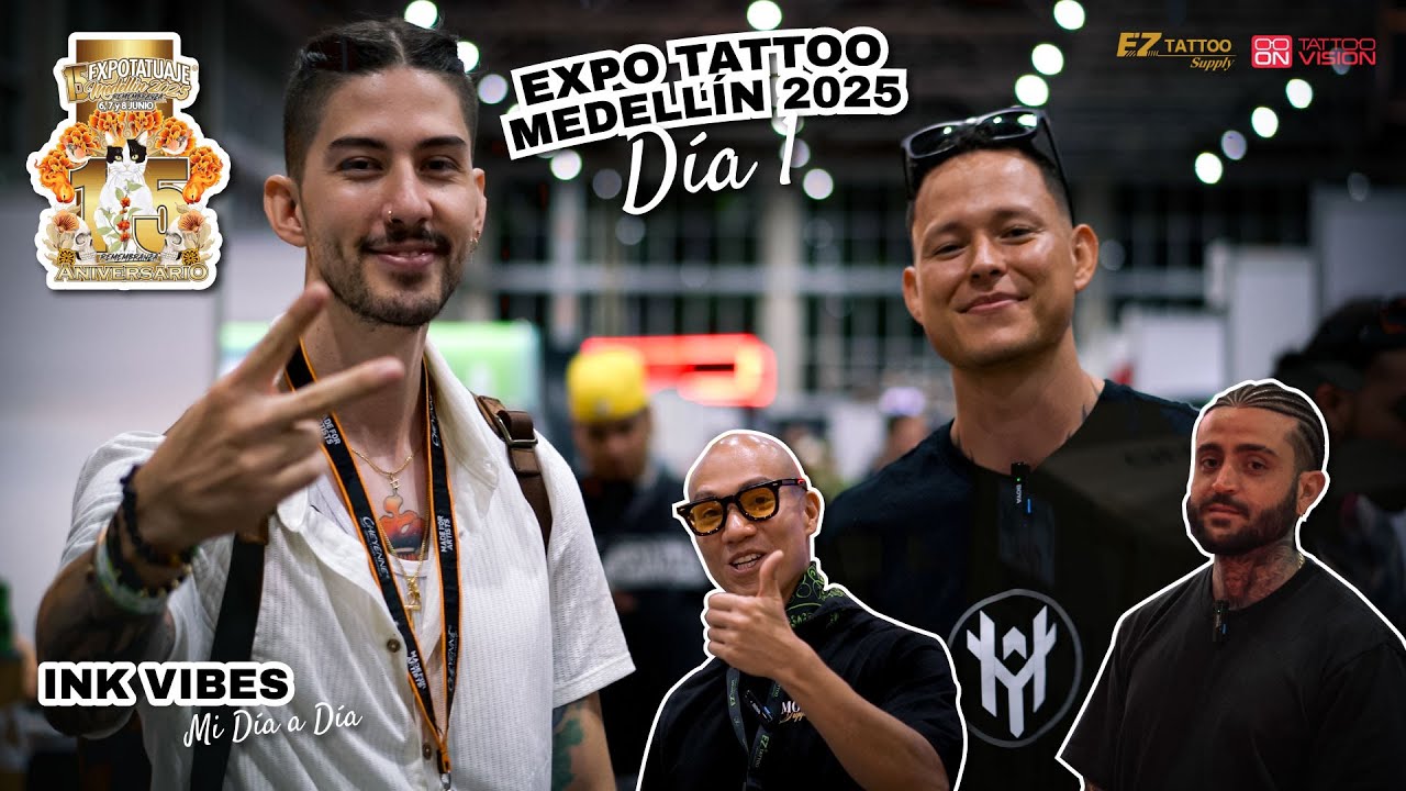 Así se vive la ExpoTatuaje Medellín 2025  | Día 1 con Hernán Yepes y más