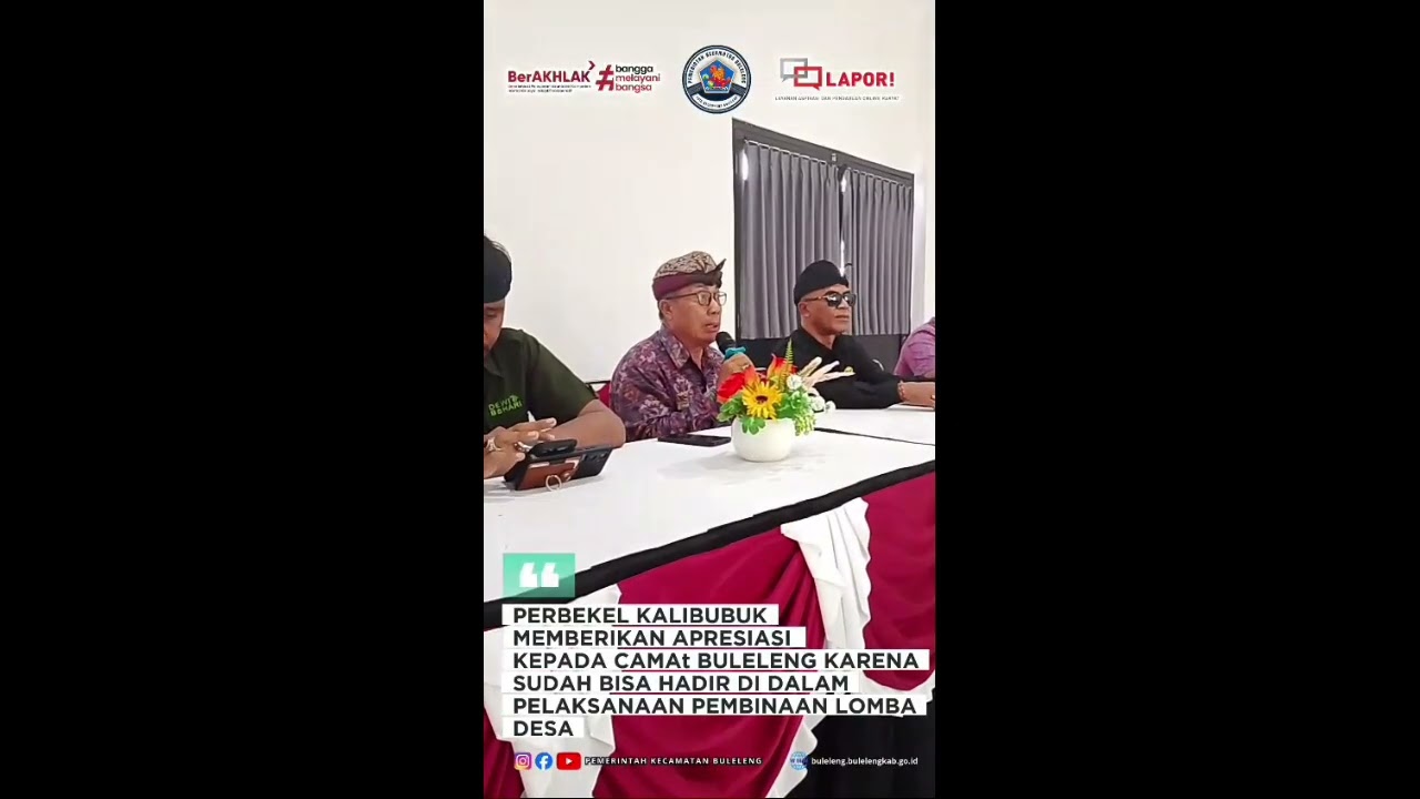 MENGAWAL DESA KALIBUKBUK DALAM DUTA LOMBA DESA SE-KABUPATEN BULELENG