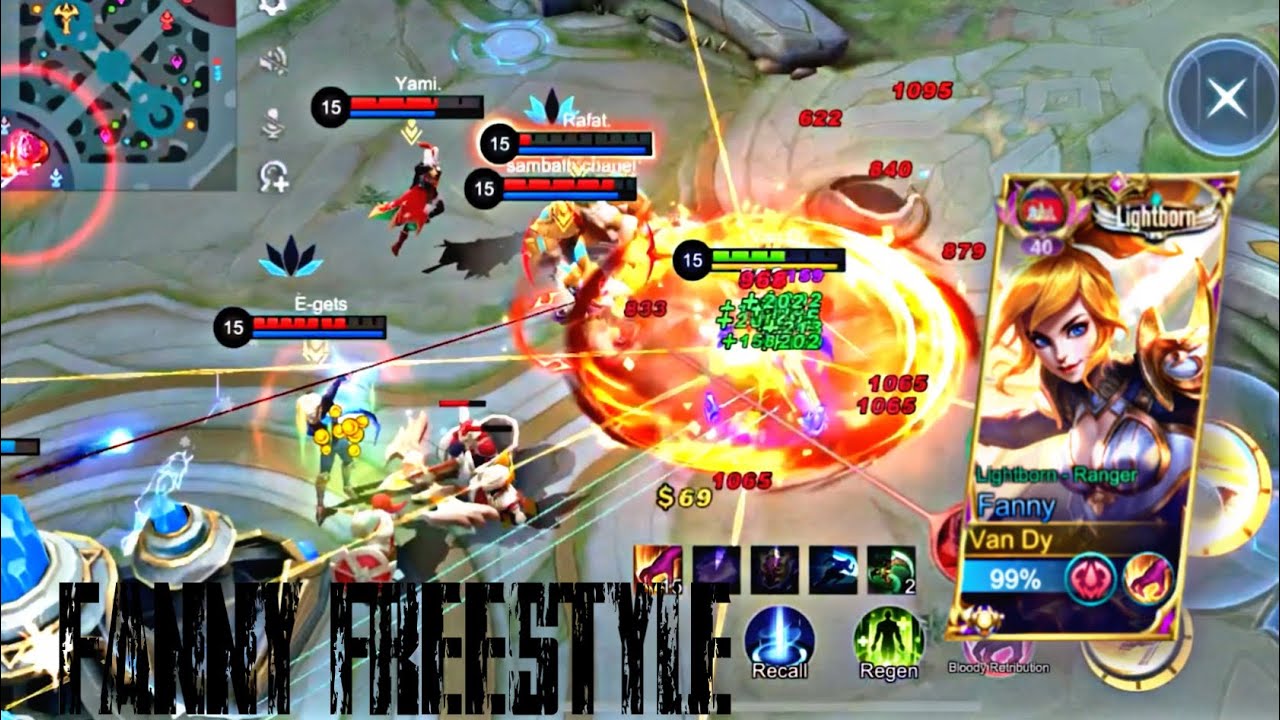 FANNY BEST DEFENSE BASE / GAMEPLAY MOBILE LEGEND