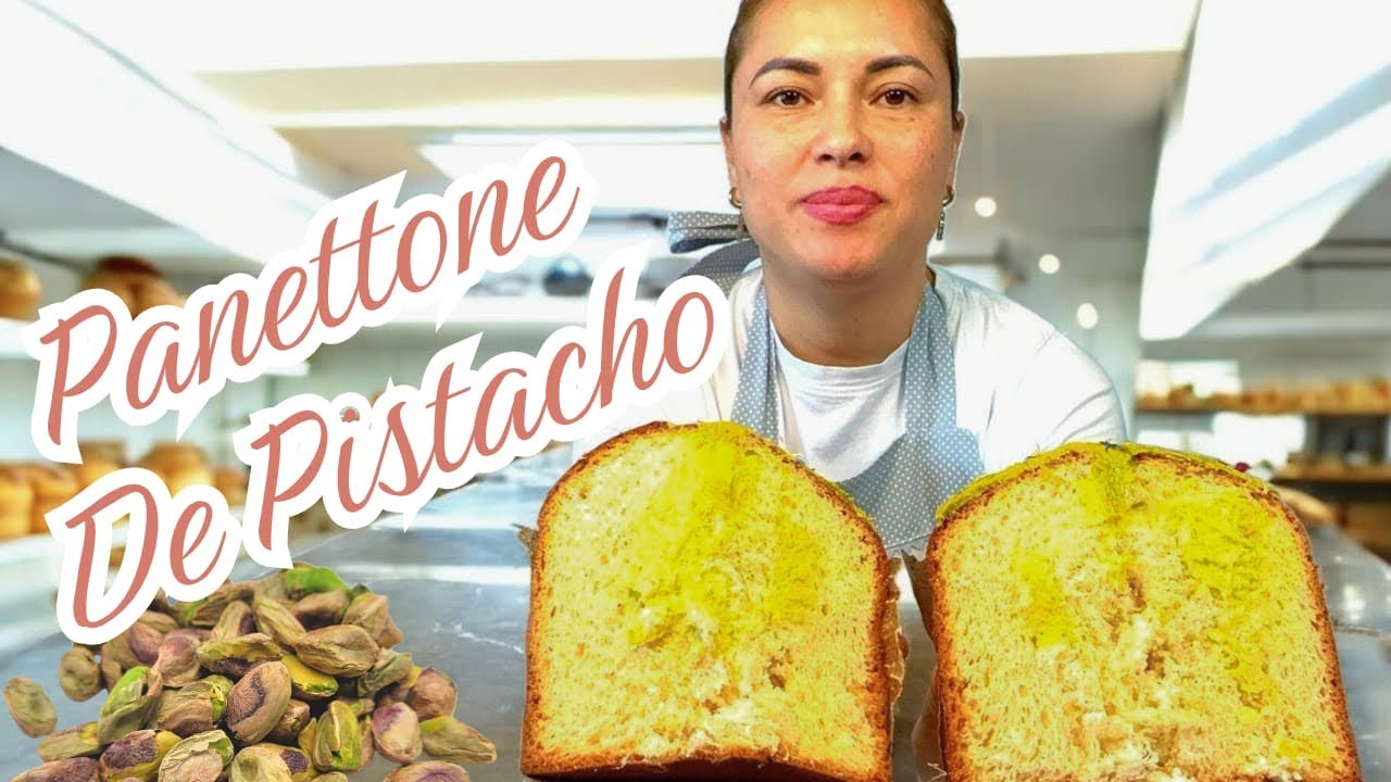 Panettone de Pistacho, la joya navideña más irresistible y cremosa 🎄✨