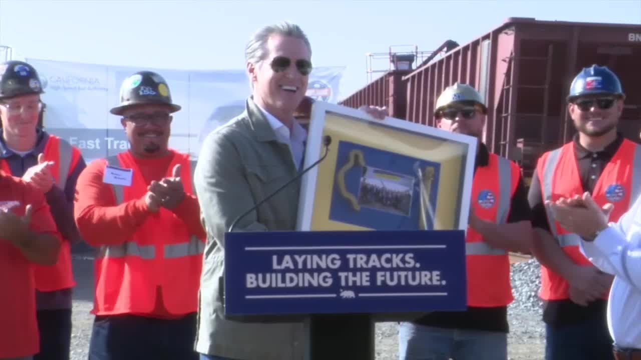 Governor's visit for High Speed Rail update draws mixed reaction