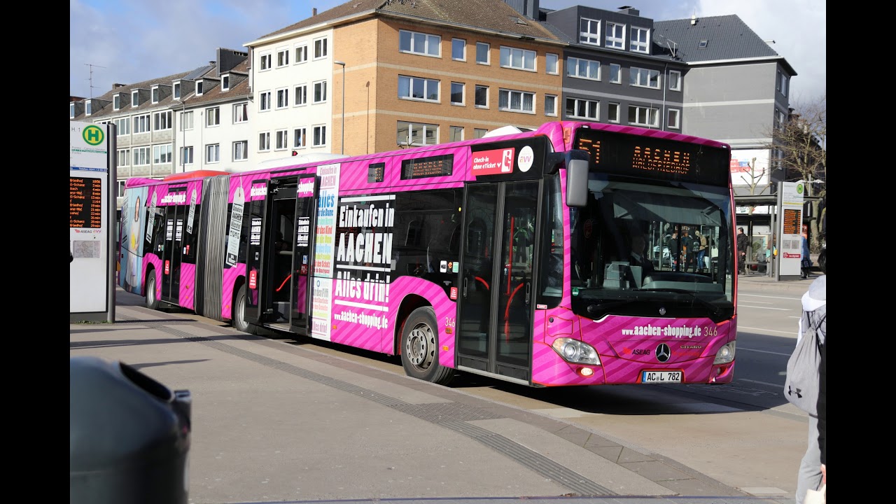 Aachen (Bus; ASEAG & for ASEAG (articulated)) (20200212) (Slide show)