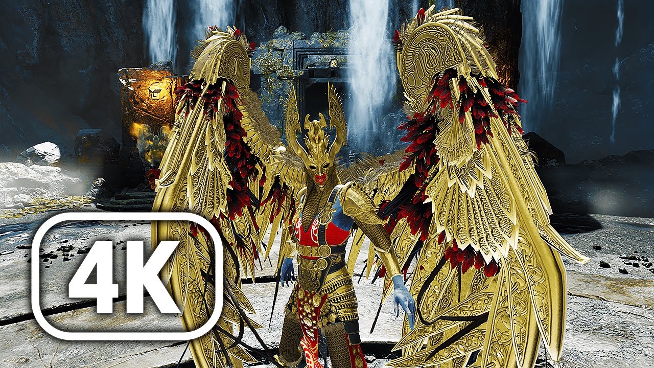 Valkyrie Queen Sigrun Boss Fight (4K Ultra HD) | God of War (PS5)