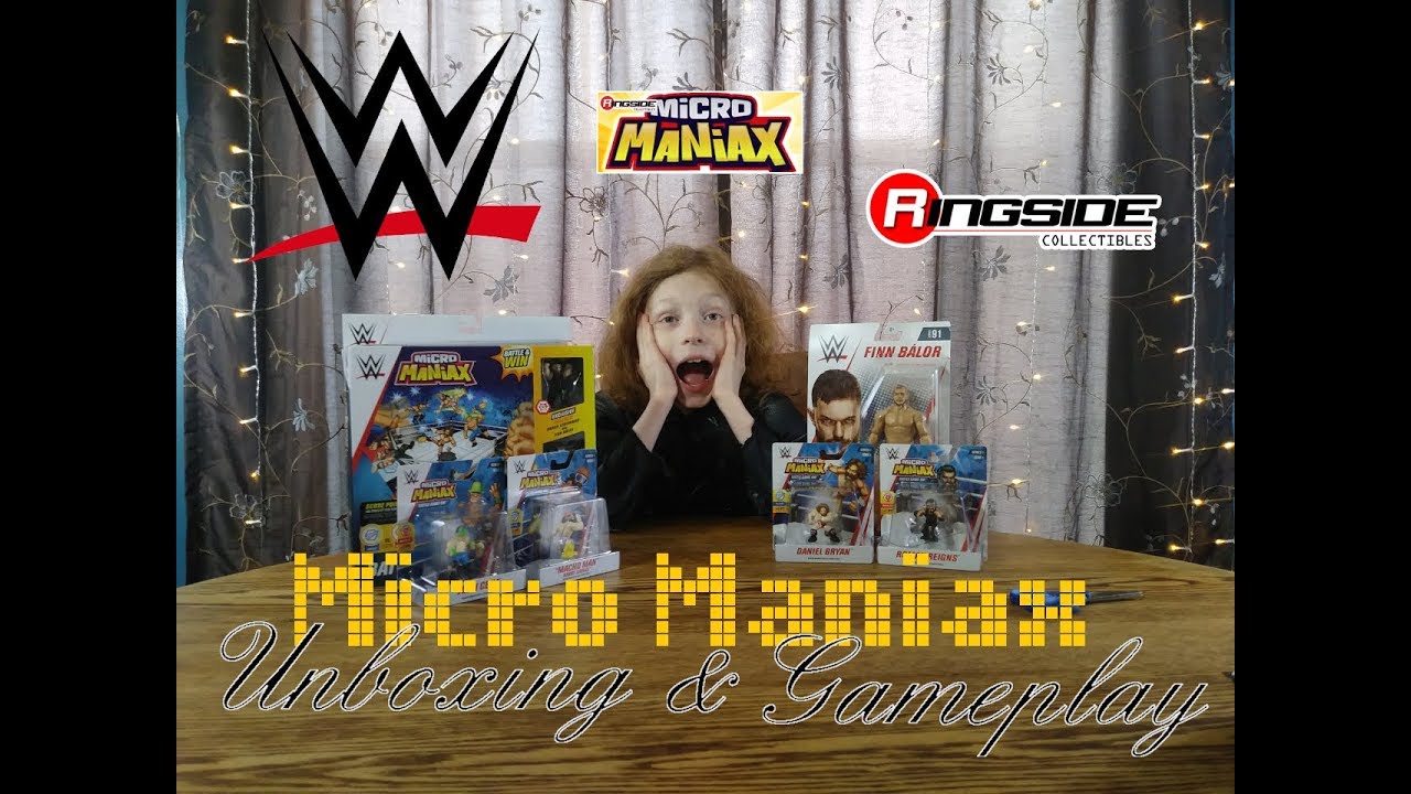 WWE Micro Maniax Unboxing & Gameplay! Ringside Collectibles board game! NOAH'S TOY BOX EPISODE #2