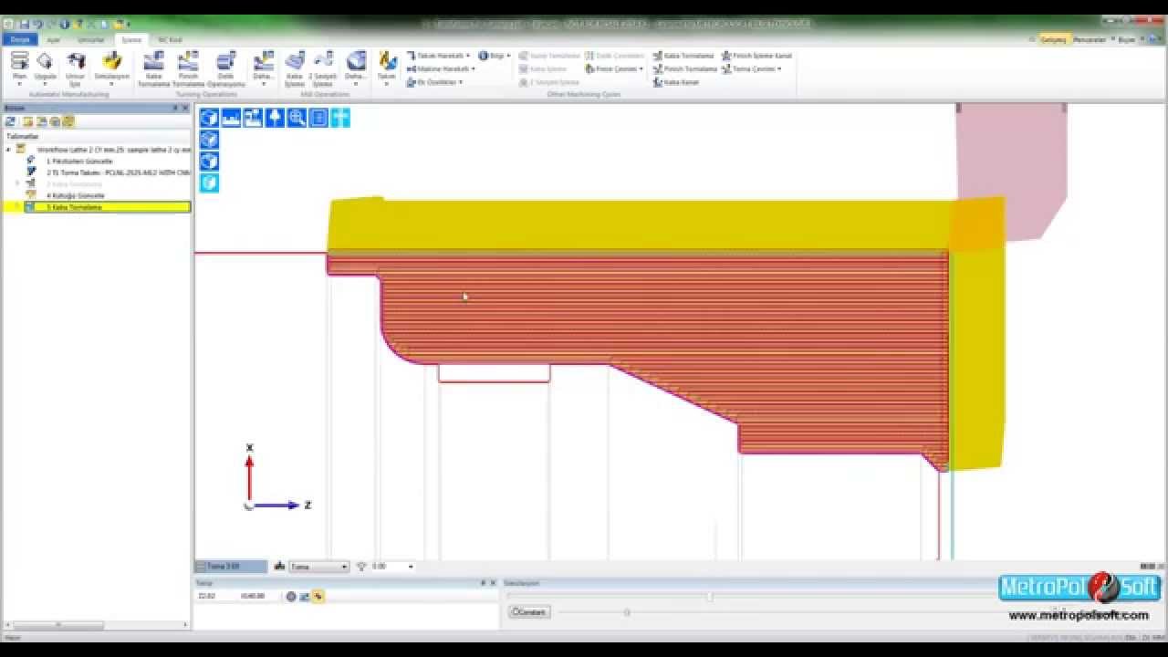 EDGECAM TORNA KABA TORNALAMA