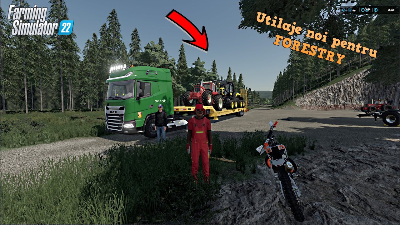 🚧Inchiriem Utilaje noi pentru PADURE🚧 -FS22 -Multiplayer #2