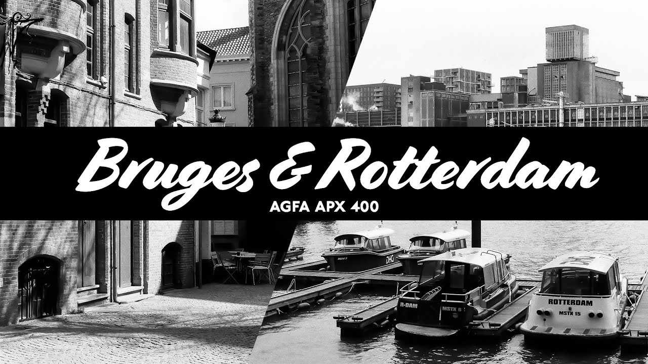 Bruges & Rotterdam on film - Agfa APX 400 [Photowalk]