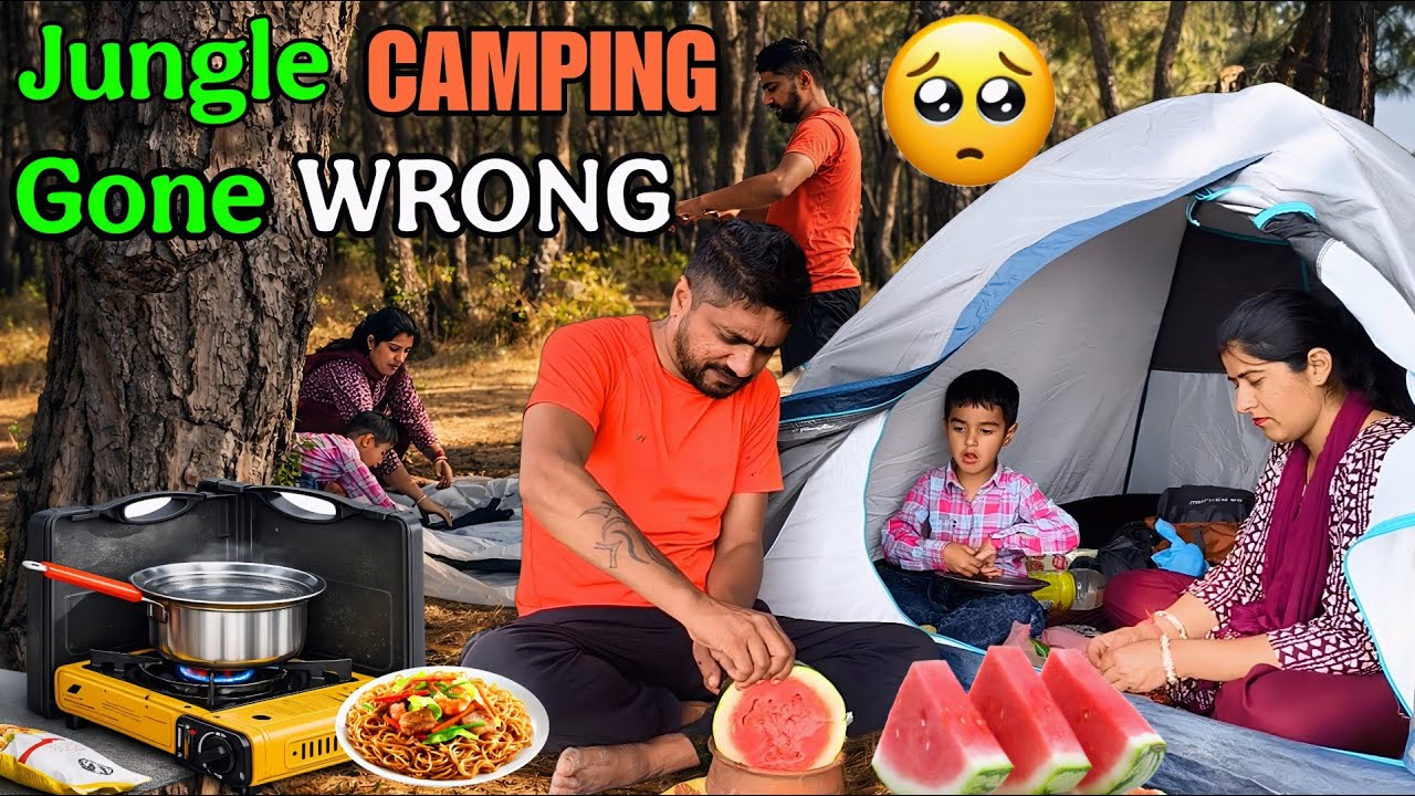 Jungle Camping Gone Wrong 😱 | Camera खराब और Snake Encounter | Camping Video 
