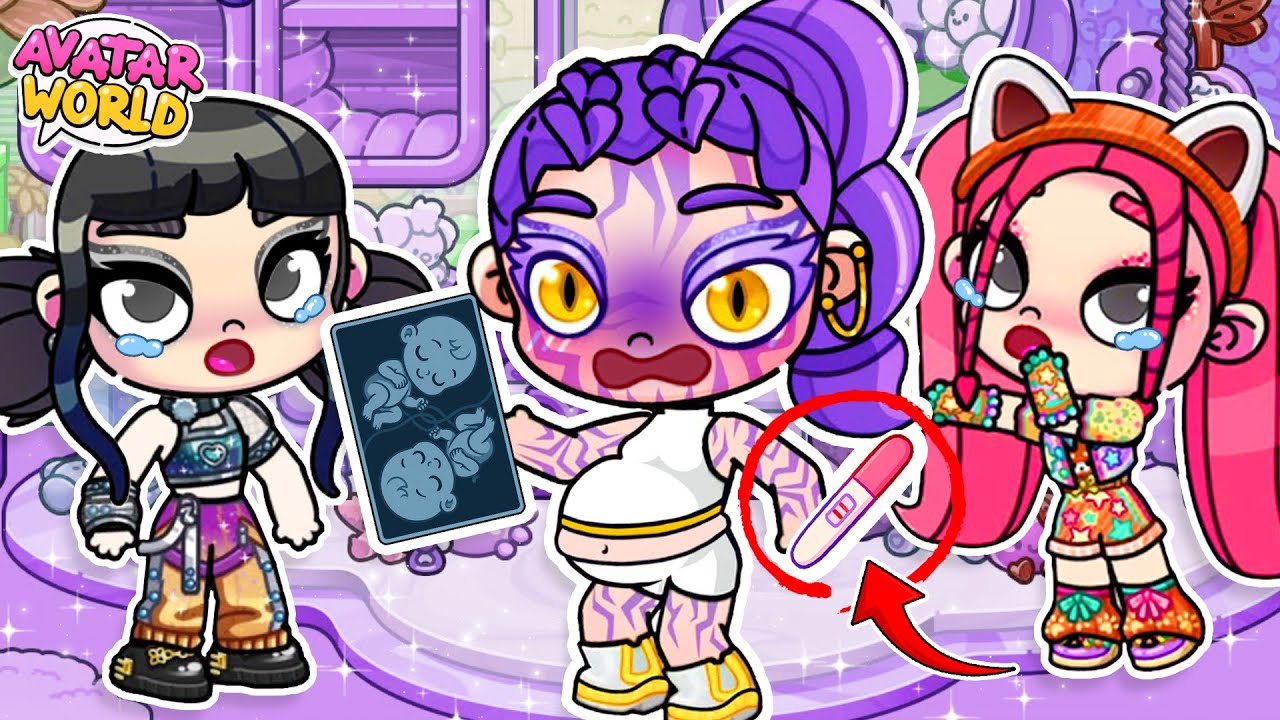 RUMI is PREGNANT with TWINS?! 😱👶✨ | Avatar World 😈💜 KPOP DEMON HUNTERS | Pazu